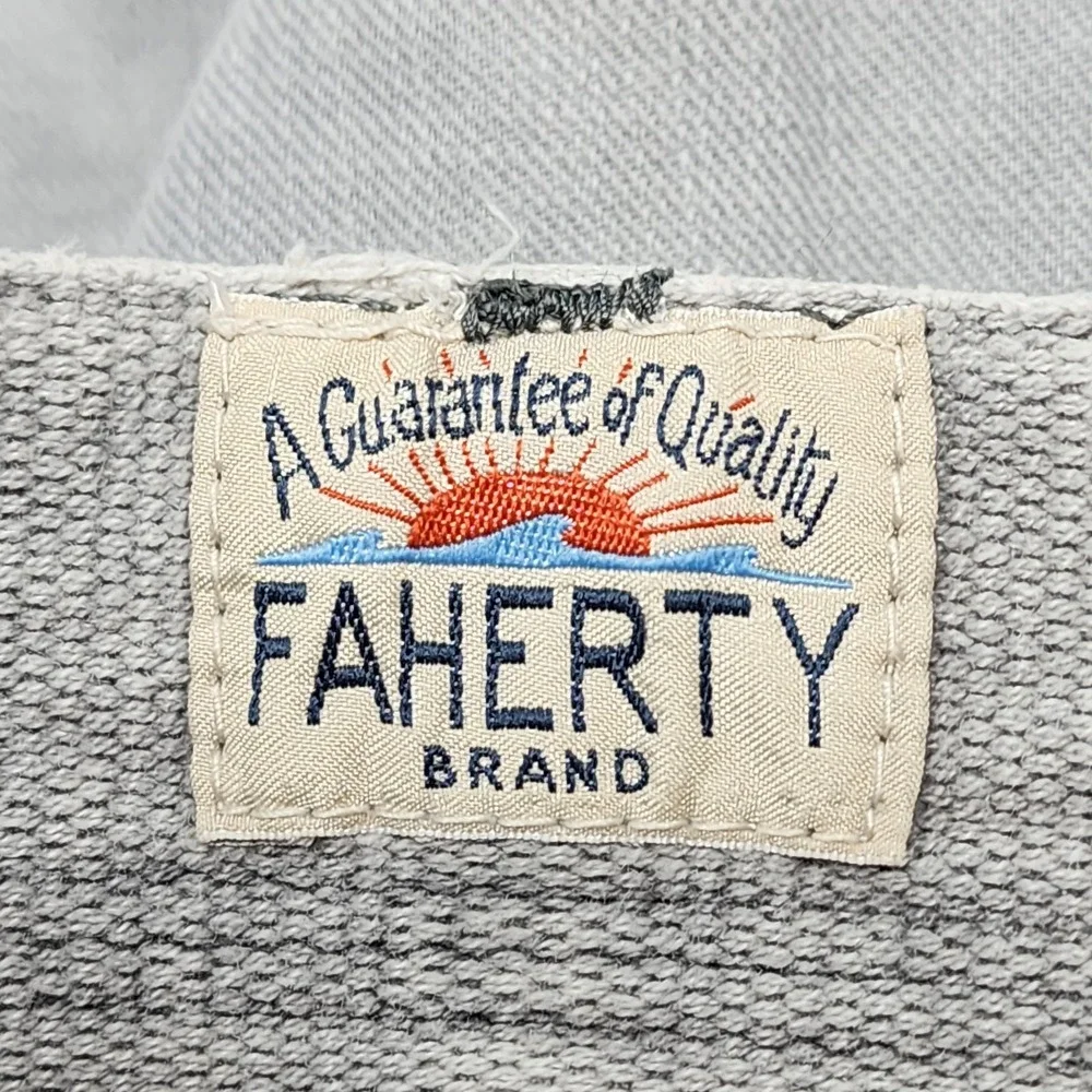 Faherty Linen Blend Cargo‎ Shorts Men's Size 40 Utility Casual 9